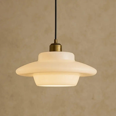 Luminaire Suspension En Verre - Sphère Opale | Korida - vue 9 | Azeniah