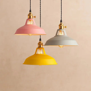 Luminaire Suspension Industrielle - Forme D'Antan | Lumina