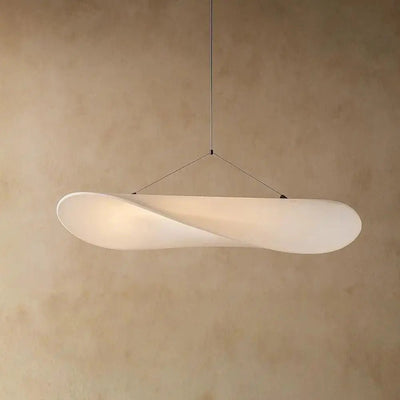 Luminaire Suspension Japandi - Voile Tressé | Lumena - vue 3 | Azeniah