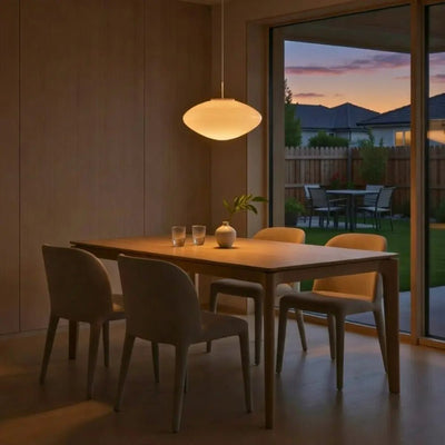 Luminaire Suspension Led - Ombre Galet | Opalia - vue 2 | Azeniah