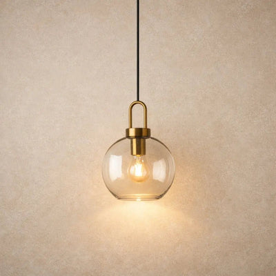 Luminaire Suspension Verre - Courbe Fluide | Célina - vue 5 | Azeniah