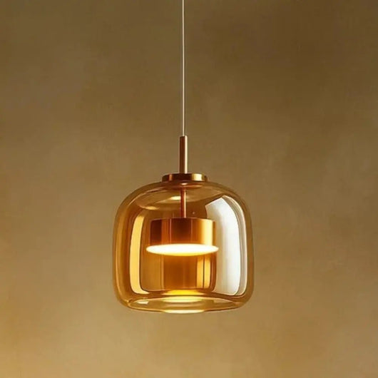 Luminaire Suspension Verre - Cristal Fumée | Ombrysa - vue 5 | Azeniah
