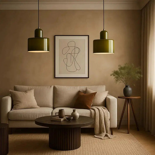 Luminaire Suspension Verre - Éclat Céleste | Auralis - vue 3 | Azeniah