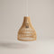 Lustre Bambou Tressé Ø 24 cm Cuisine et Îlot | Ilonya