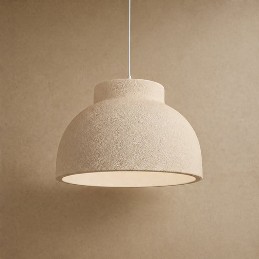 Lustre Wabi Sabi Dôme Sculpté Main E27 Niroya - Azeniah
