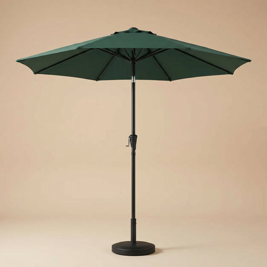 Parasol de jardin inclinable Solvane vert 2,6 m, packshot