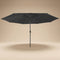 Parasol de Jardin LED Rectangulaire 400 x 250 cm Manivelle | Solyra