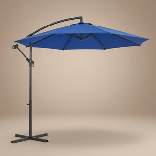 Parasol Déporté Octogonal Ø3 m Inclinable Pied en Croix | Ombrys