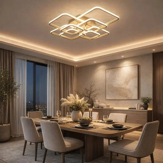 Plafonnier Carré LED - Cadre Lumineux | Zelyos - vue 5 | Azeniah