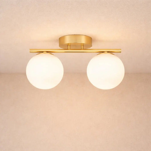 Plafonnier LED Intérieur - Verre Velouté | Darvëa - vue 6 | Azeniah