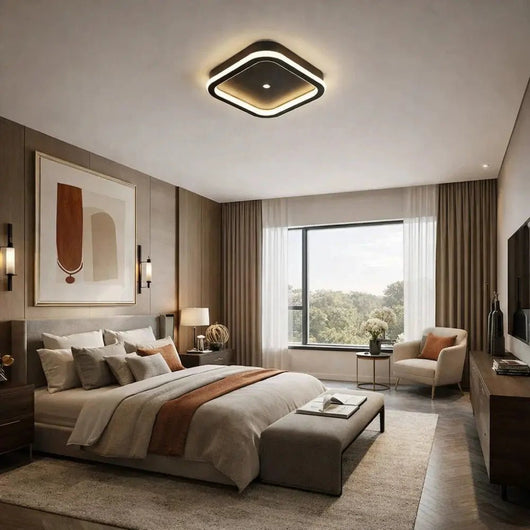 Plafonnier LED Plafond - Cercle Flottant | Lumival - vue 8 | Azeniah
