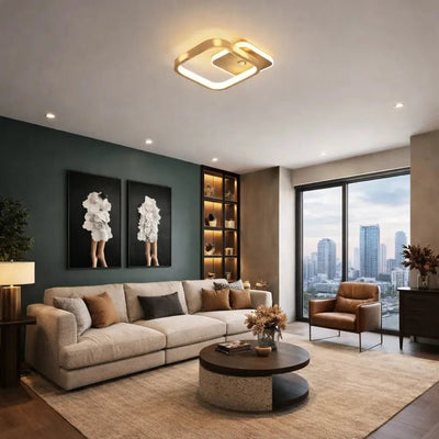 Plafonnier LED Plafond - Cercle Flottant | Lumival - vue 6 | Azeniah