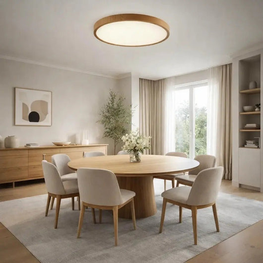 Plafonnier LED Rond - Couronne Naturelle | Lucarys - vue 5 | Azeniah