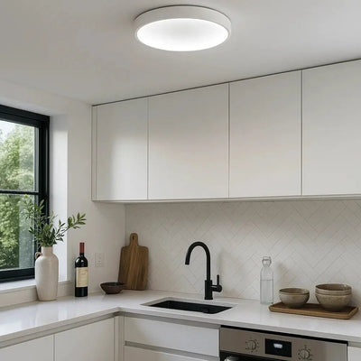Plafonnier Luminaire Circulaire - Voile Métallique | Luminess - vue 4 | Azeniah