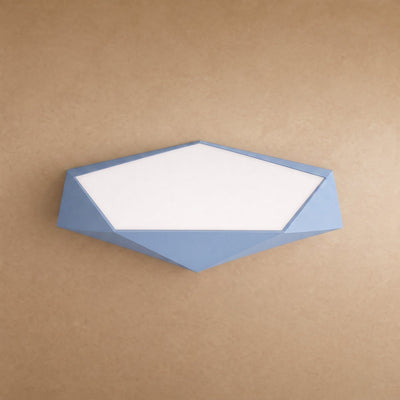 Plafonnier Moderne Pentagone Facetté LED, 30 à 60 cm Kalinta - Azeniah