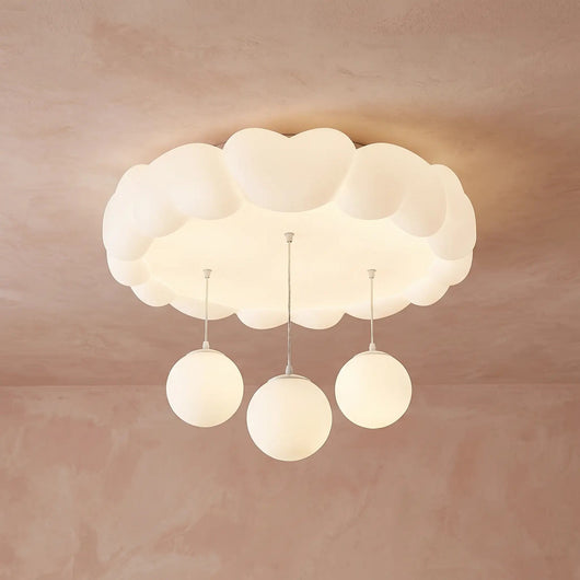Plafonnier Nuage LED Chambre Bébé et Enfant Ø 50 cm Célyva - Azeniah