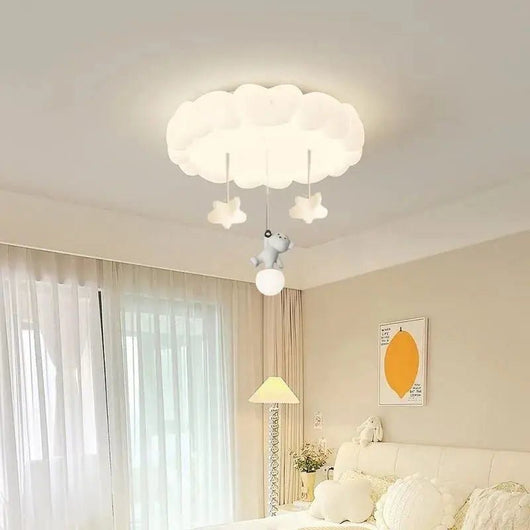 Plafonnier Nuage LED Chambre Bébé et Enfant Ø 50 cm Célyva - Azeniah