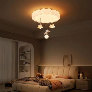 Plafonnier Nuage LED Chambre Bébé et Enfant Ø 50 cm | Célyva