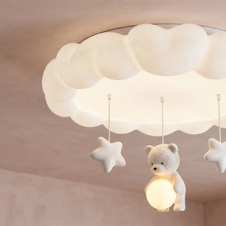 Plafonnier Nuage LED Chambre Bébé et Enfant Ø 50 cm | Célyva