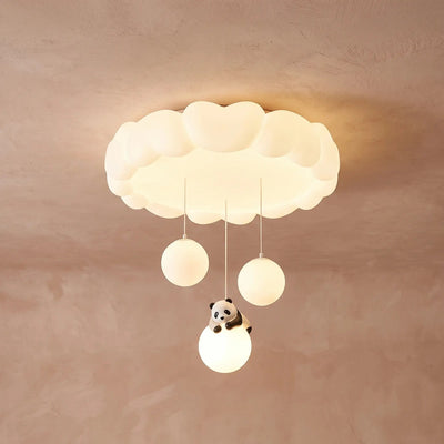 Plafonnier Nuage LED Chambre Bébé et Enfant Ø 50 cm Célyva - Azeniah