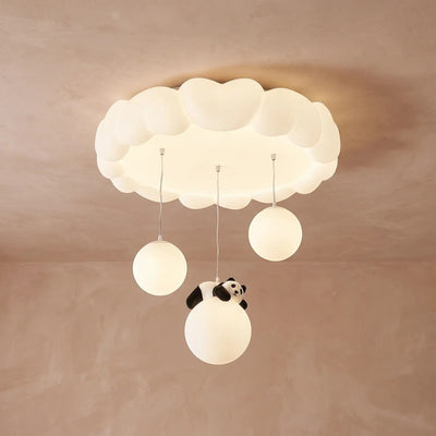Plafonnier Nuage LED Chambre Bébé et Enfant Ø 50 cm Célyva - Azeniah
