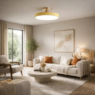 Plafonnier Rond LED - Éclat Circulaire | Aurelva