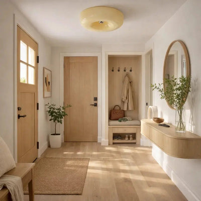 Plafonnier Salon Led - Courbe Apaisante | Aelora - vue 4 | Azeniah