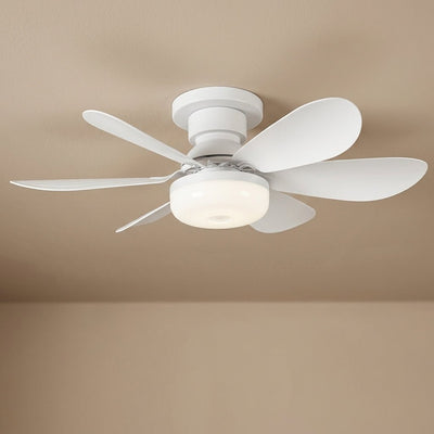 Plafonnier ventilateur LED Yselia lumière blanche