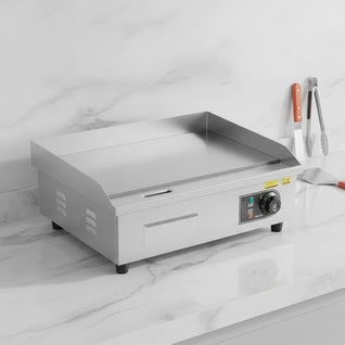 Plancha Électrique Pro Inox - Thermostat 50-300 °C | Calden