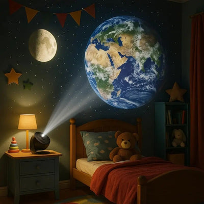 Projecteur Étoilé Plafond Chambre - Nuit Galactique | Astrova - vue 3 | Azeniah