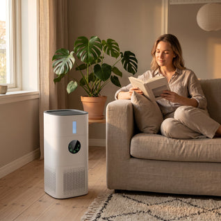 Purificateur d'Air 2 en 1 Humidificateur Filtre HEPA H13 | Imbrys