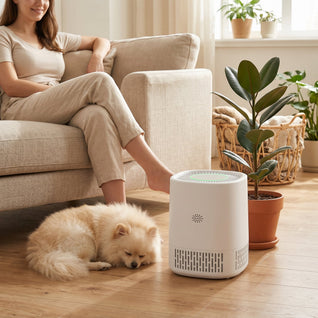 Purificateur d'Air Chambre Filtre HEPA H13 Silencieux WiFi | Ozelya