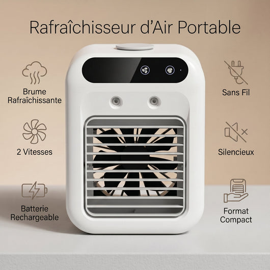 Caractéristiques du rafraîchisseur d'air portable Ivelys
