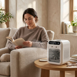 Rafraîchisseur d'Air Portable avec Humidification Rechargeable | Ivelys
