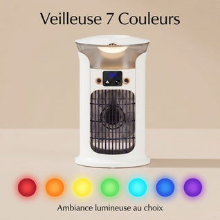 Rafraîchisseur d'Air USB Humidificateur Veilleuse 7 Couleurs | Onyra