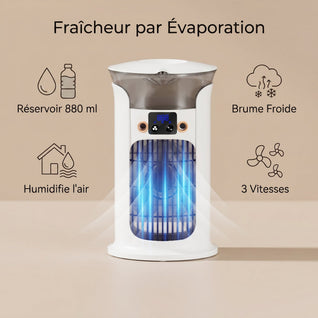 Rafraîchisseur d'Air USB Humidificateur Veilleuse 7 Couleurs | Onyra