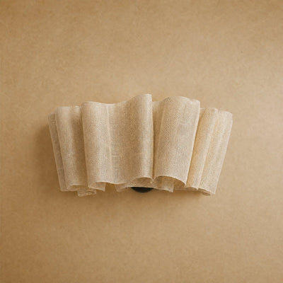 Suspension Abat-Jour Plissé Fibre Naturelle E27 Rinalya - Azeniah
