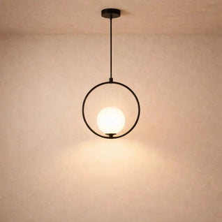 Suspension En Verre - Cercle Délicat | Norvyka