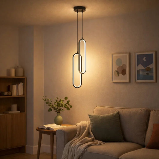 Suspension Lampe Intérieure - Tube Acrylique | Auryva - vue 3 | Azeniah