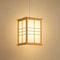 Suspension Lanterne Bois Panneaux Shoji Ampoule Incluse | Washina