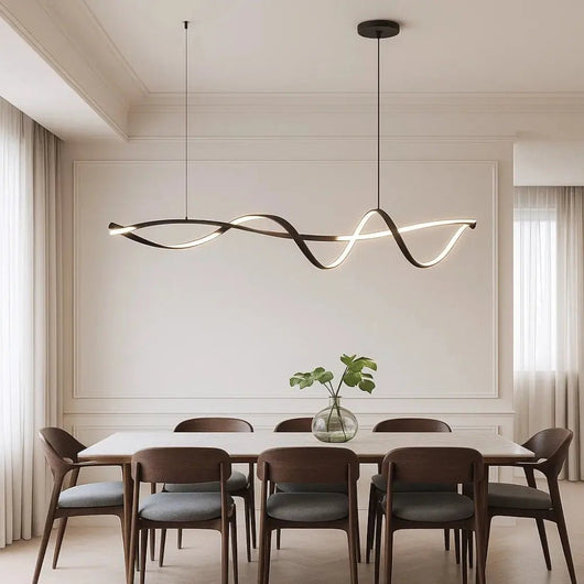 Suspension LED Luminaire - Vague Ondoyante | Soverna - vue 3 | Azeniah