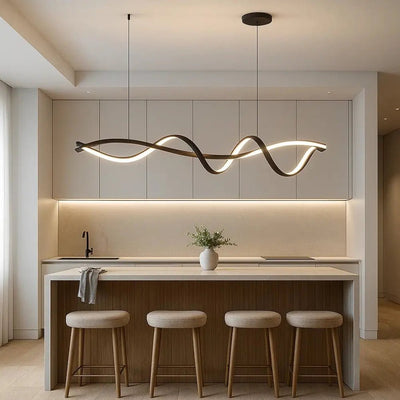 Suspension LED Luminaire - Vague Ondoyante | Soverna - vue 6 | Azeniah