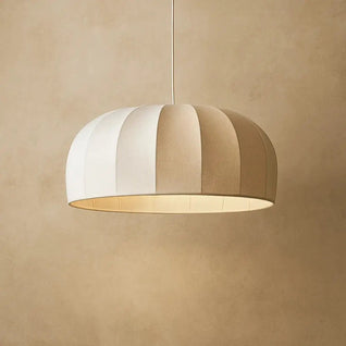 Suspension Luminaire Blanche - Soie Tressée | Almeora