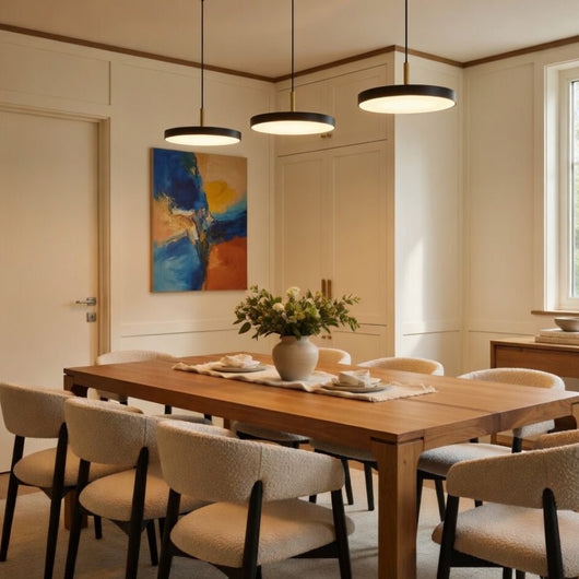 Suspension Luminaire Cuisine - Cercle Fin | Arlena - vue 4 | Azeniah
