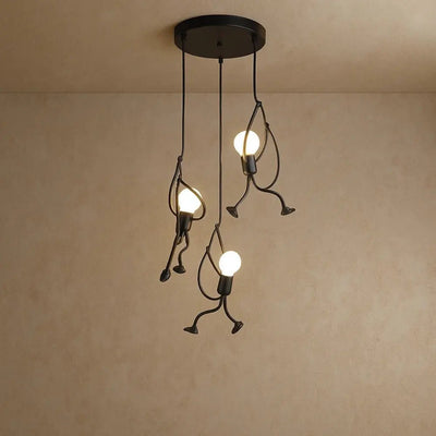Suspension Luminaire Design - Figure Métal | Ironvir | Azeniah
