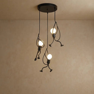 Suspension Luminaire Design - Figure Métal | Ironvir