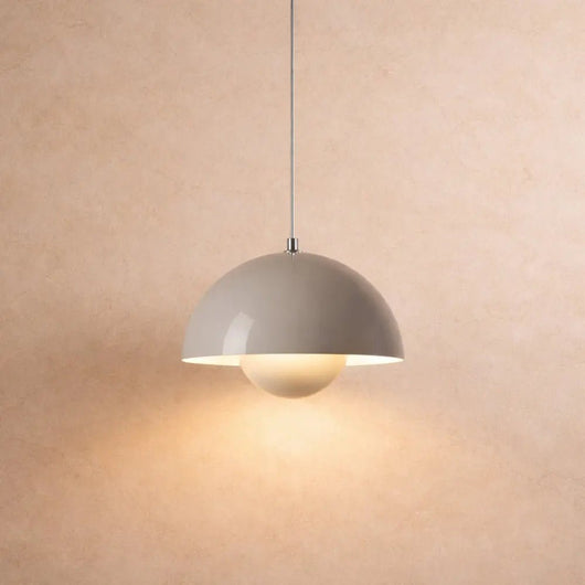 Suspension Luminaire Design Nordique - Courbe Métallique | Norleva - vue 6 | Azeniah