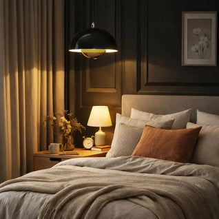 Suspension Luminaire Design Nordique - Courbe Métallique | Norleva