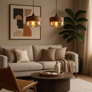 Suspension Luminaire En Bois - Fibre Organique | Nordel