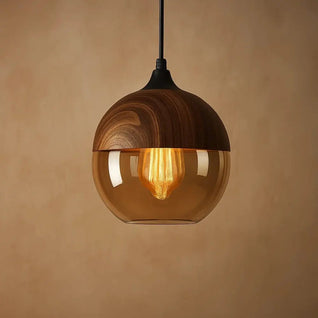 Suspension Luminaire En Bois - Fibre Organique | Nordel